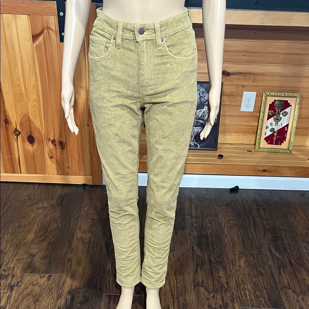 Levi's Tan Pants Corduroy SIZE 27